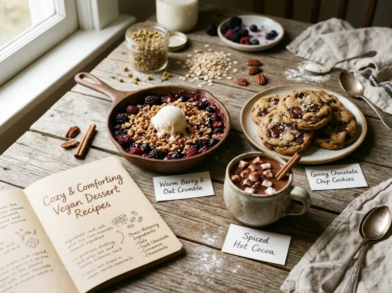 Stress-Relieving Comfort Vegan Dessert Recipes