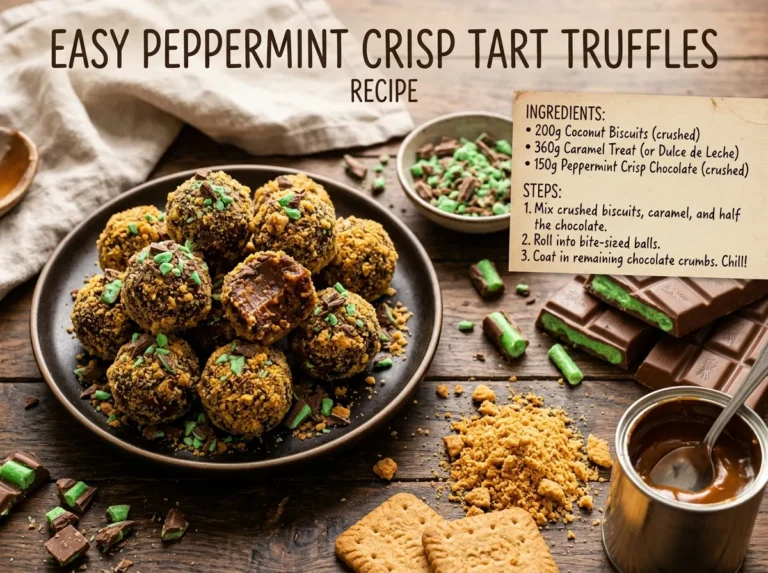 Easy Peppermint Crisp Tart Truffles Recipe