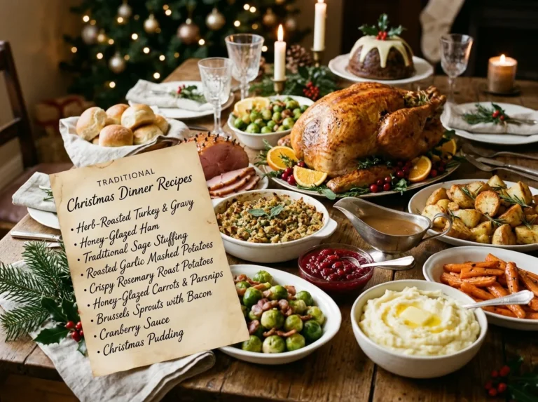 Traditional Christmas Dinner Menu Recipes