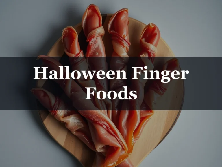 Halloween Finger Foods - Halloween Finger Foods