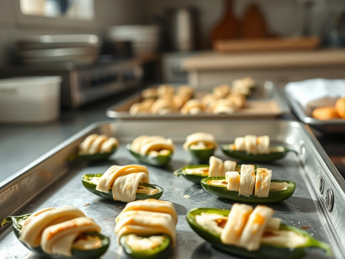 Mummy Popper Prep - Halloween Finger Foods