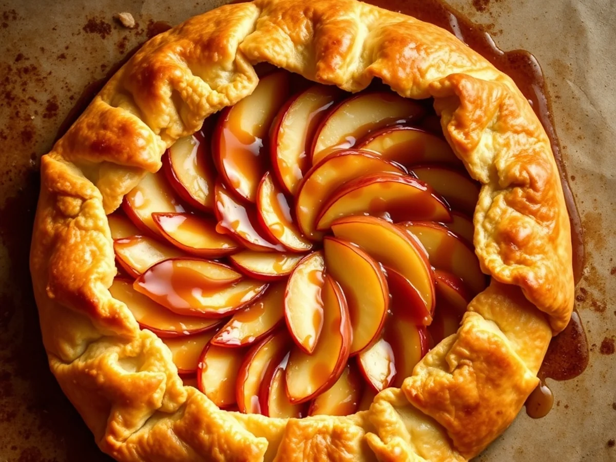 Caramel Apple Galette - Thanksgiving Desserts