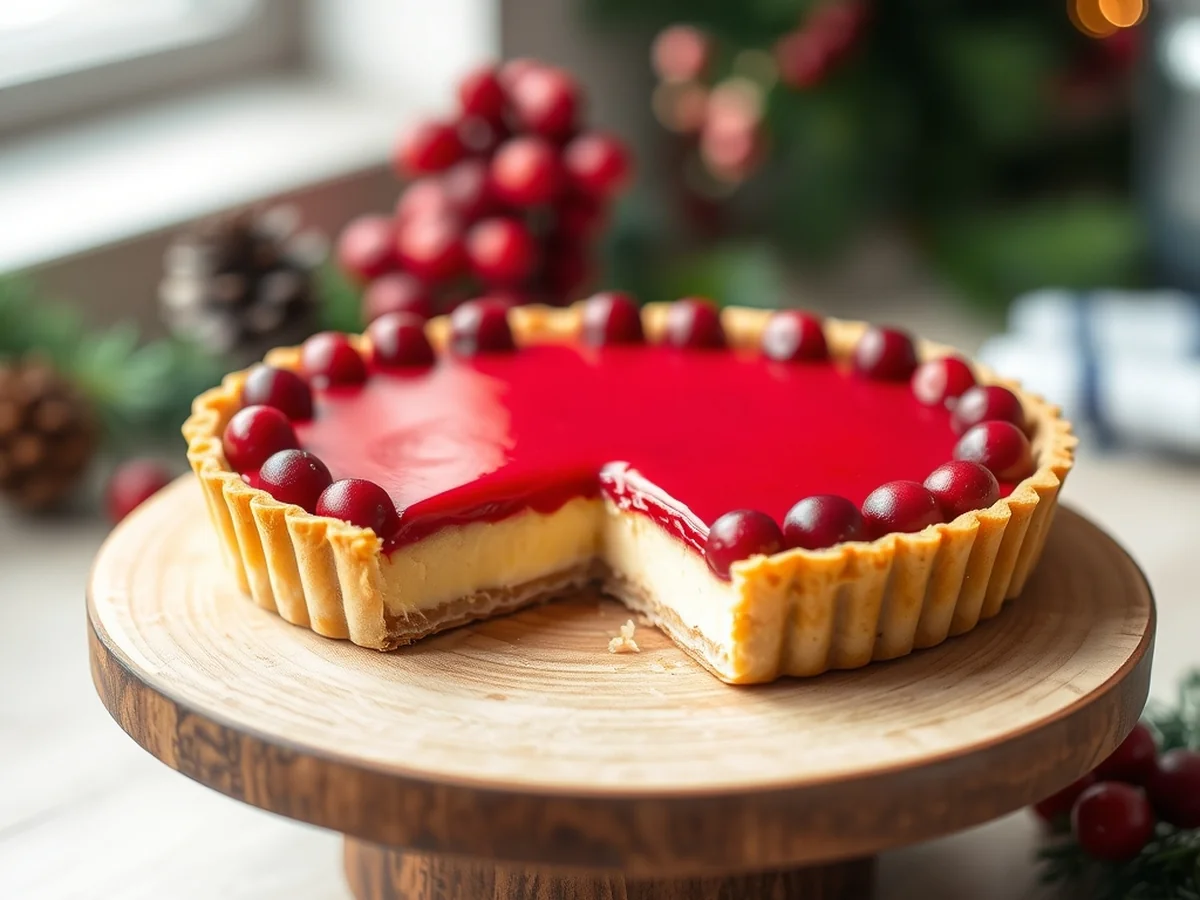 Cranberry Curd Tart - Thanksgiving Desserts