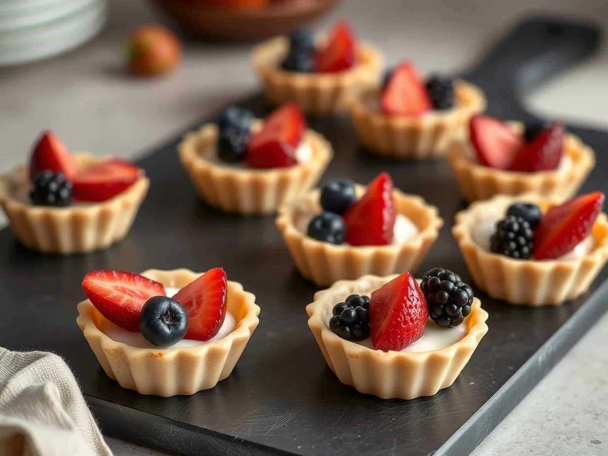 Make-Ahead No Bake Tarts - Thanksgiving Desserts