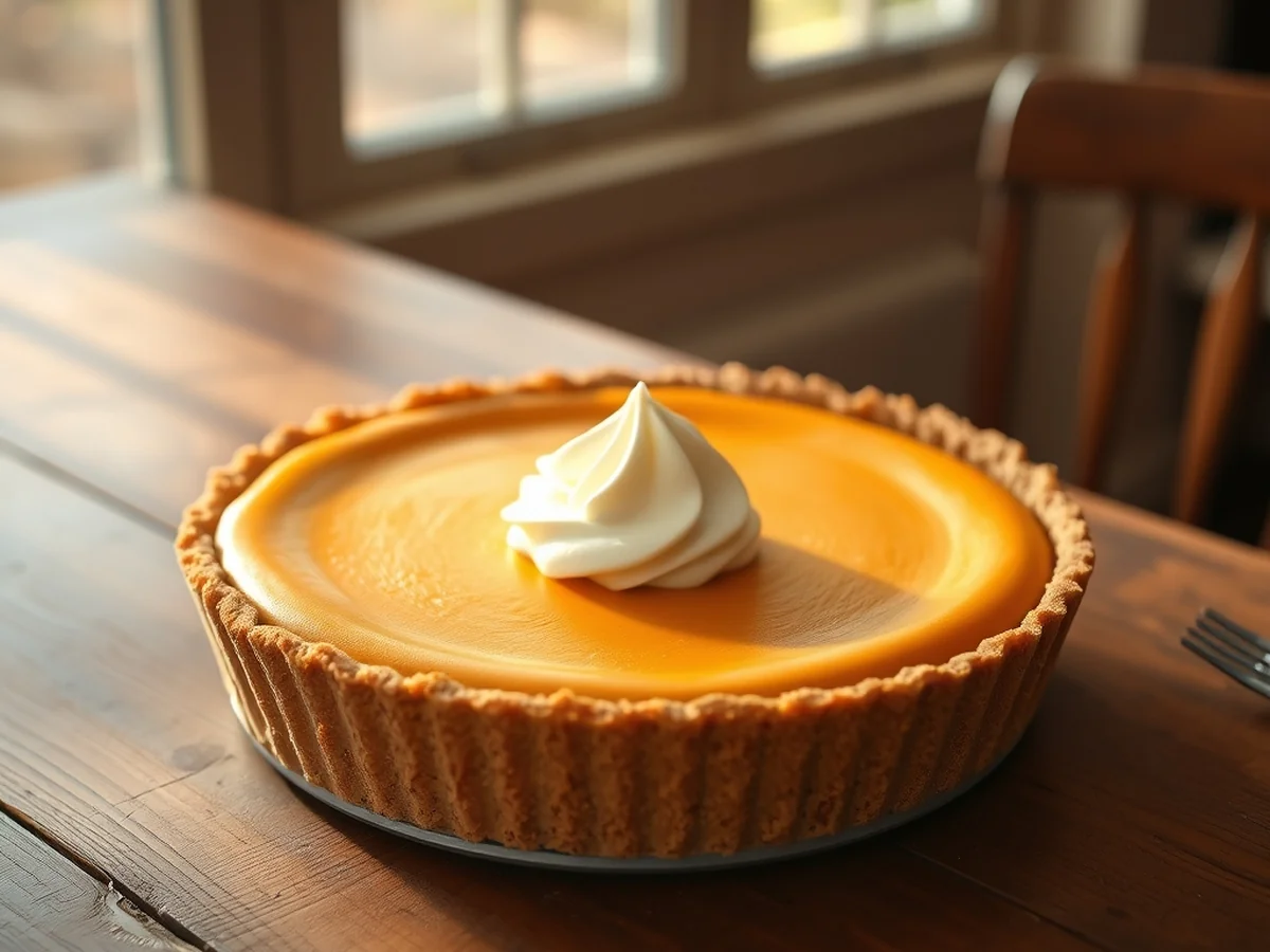 No Bake Pumpkin Pie - Thanksgiving Desserts