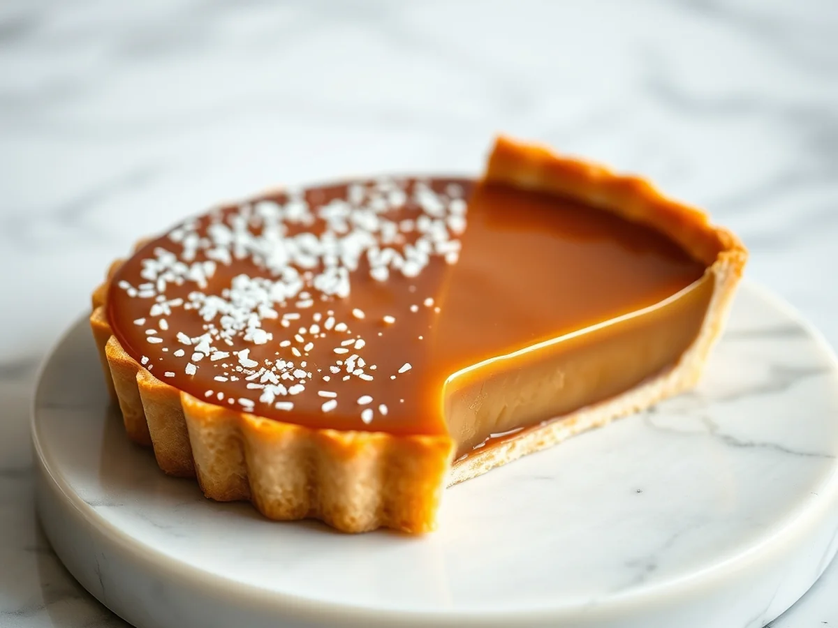 Salted Caramel Tart - Thanksgiving Desserts