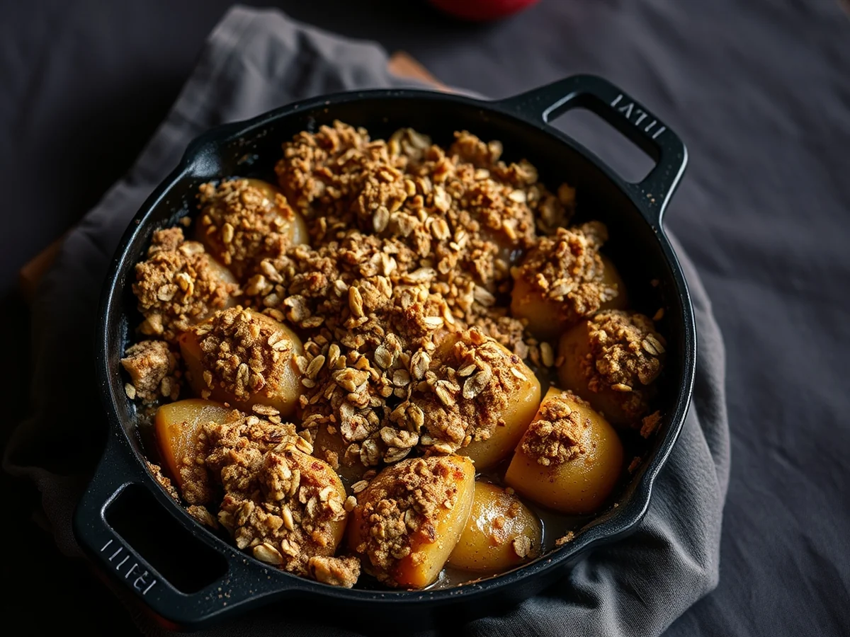 Spiced Apple Crisp - Thanksgiving Desserts