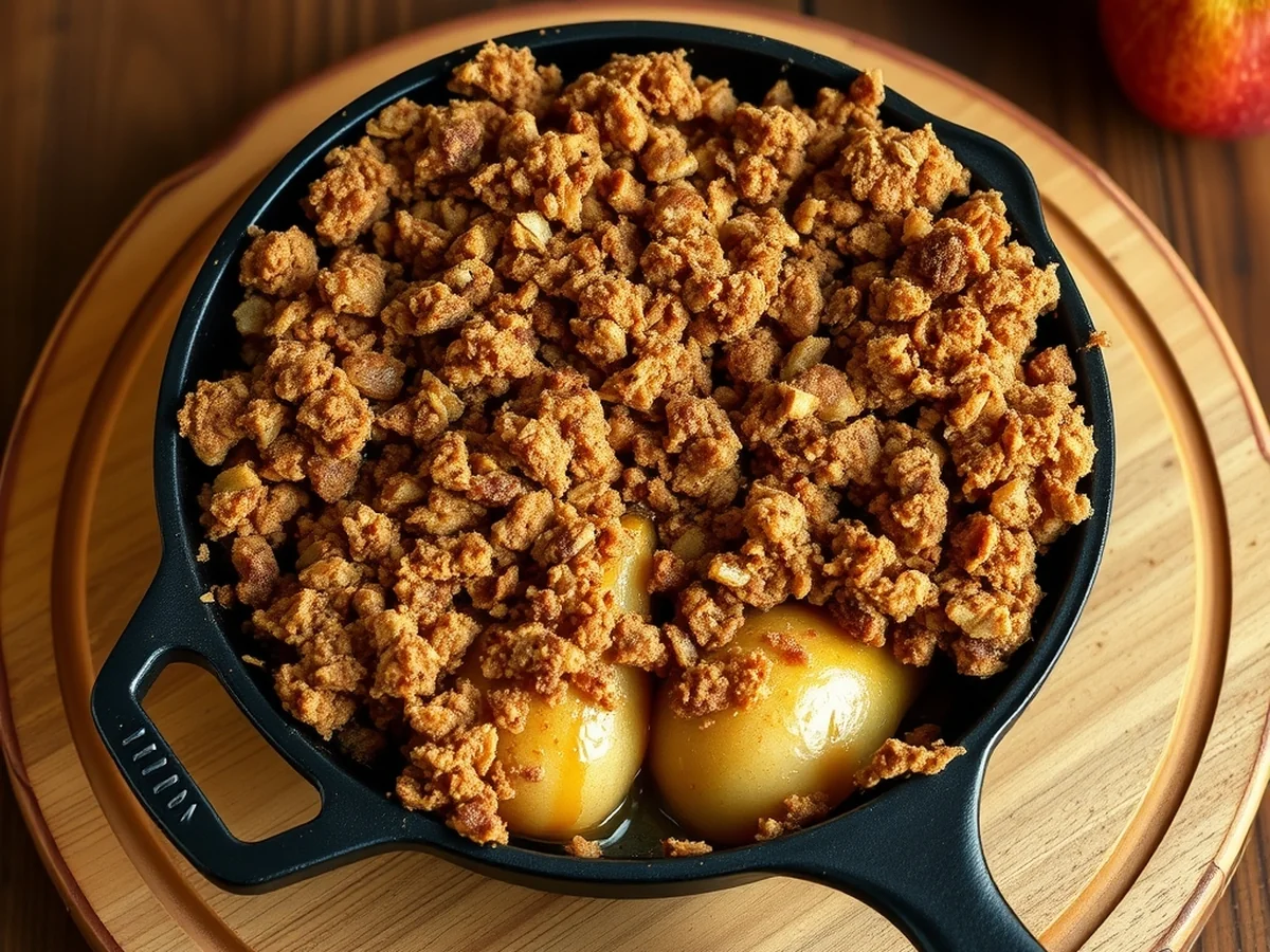 Spiced Pear Crumble - Thanksgiving Desserts