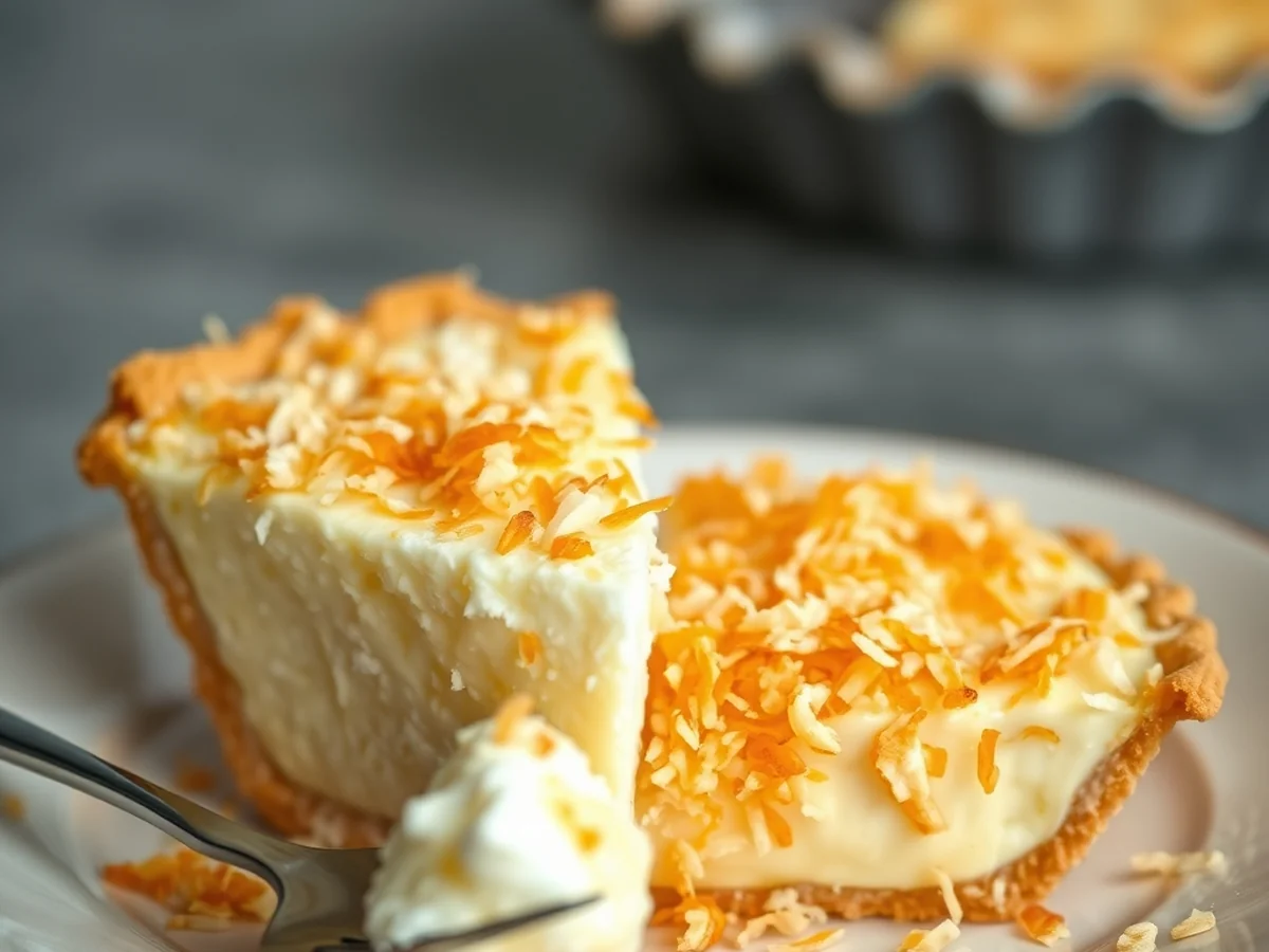 Toasted Coconut Pie - Thanksgiving Desserts