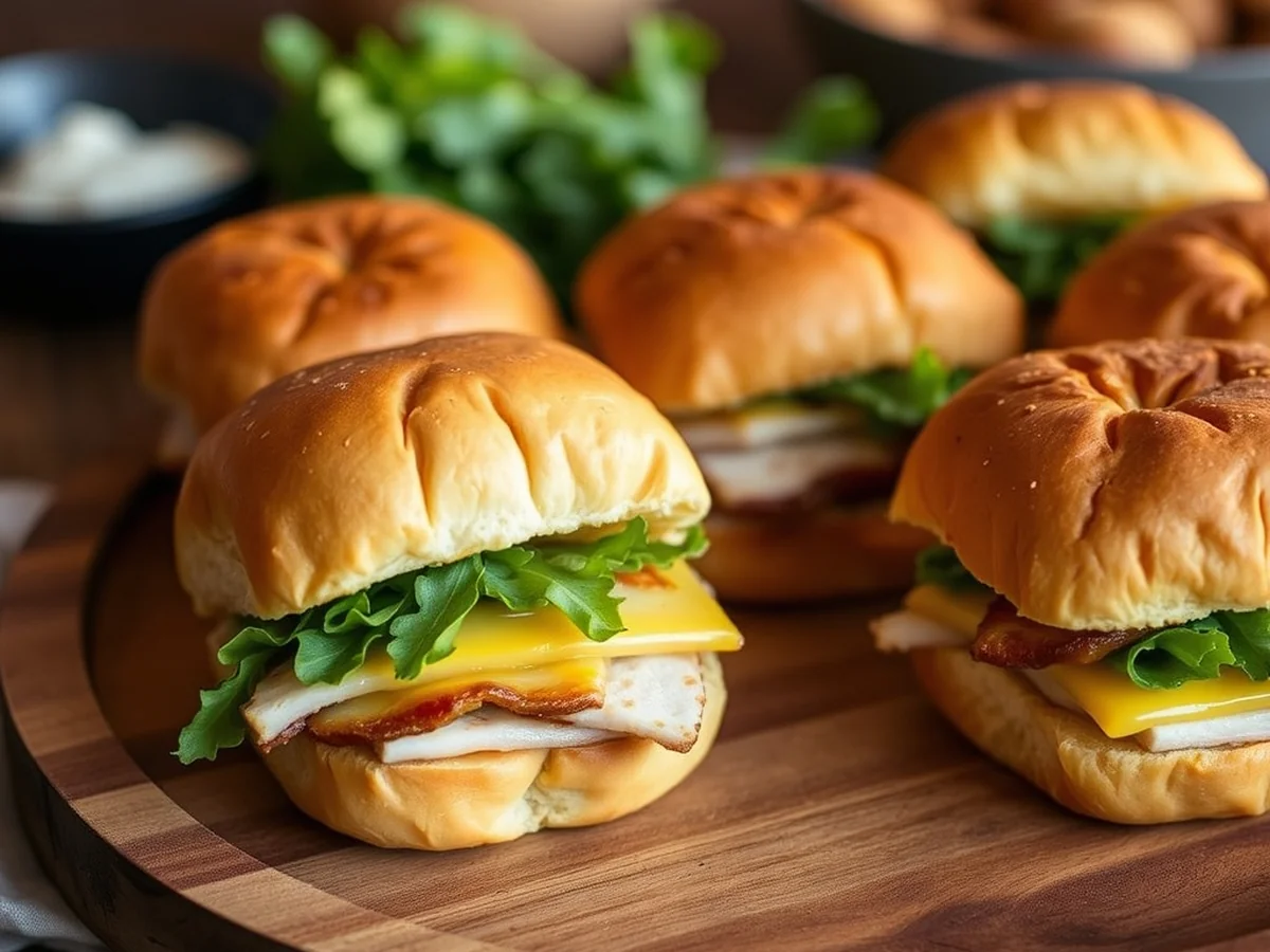 Leftover Turkey Sliders - Thanksgiving Leftover Recipes
