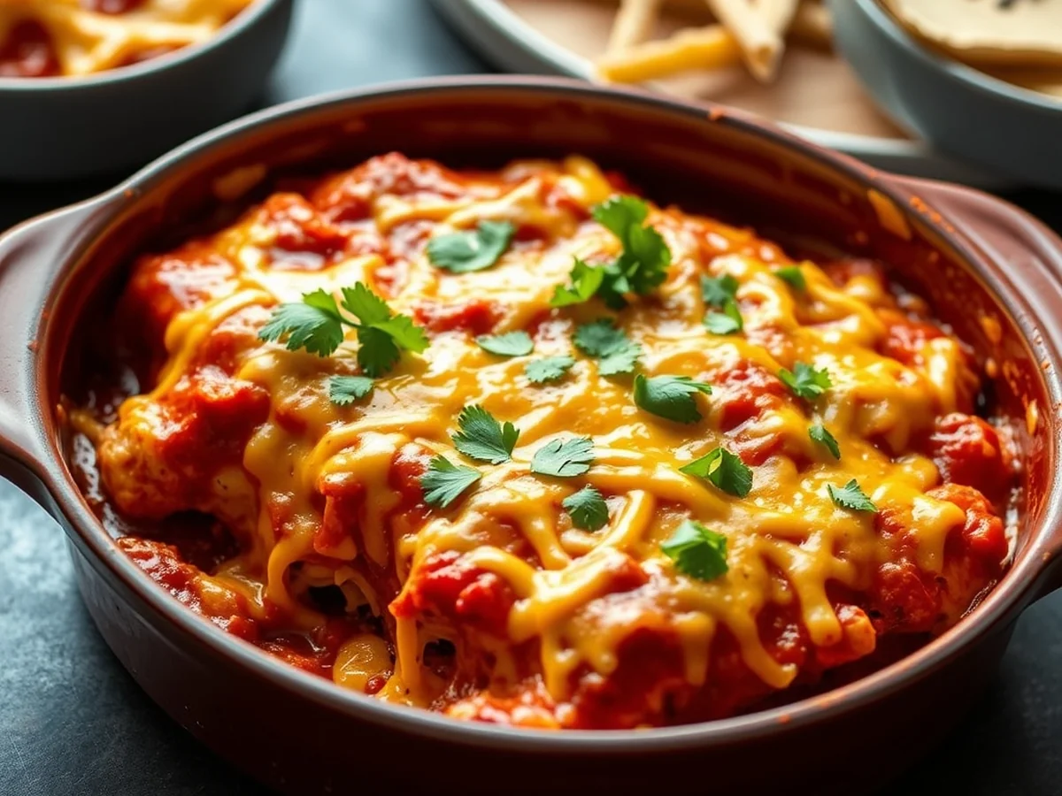 Turkey Enchilada Bake - Thanksgiving Leftover Recipes