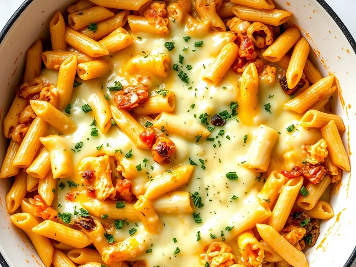 Easy Turkey Pasta Bake - Thanksgiving Leftover Turkey Recipes